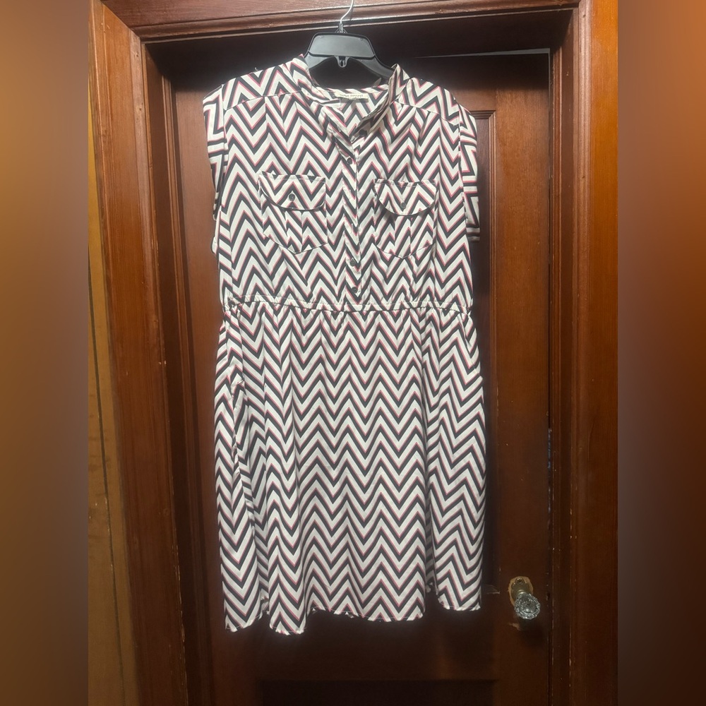 Chevron Mini Dress